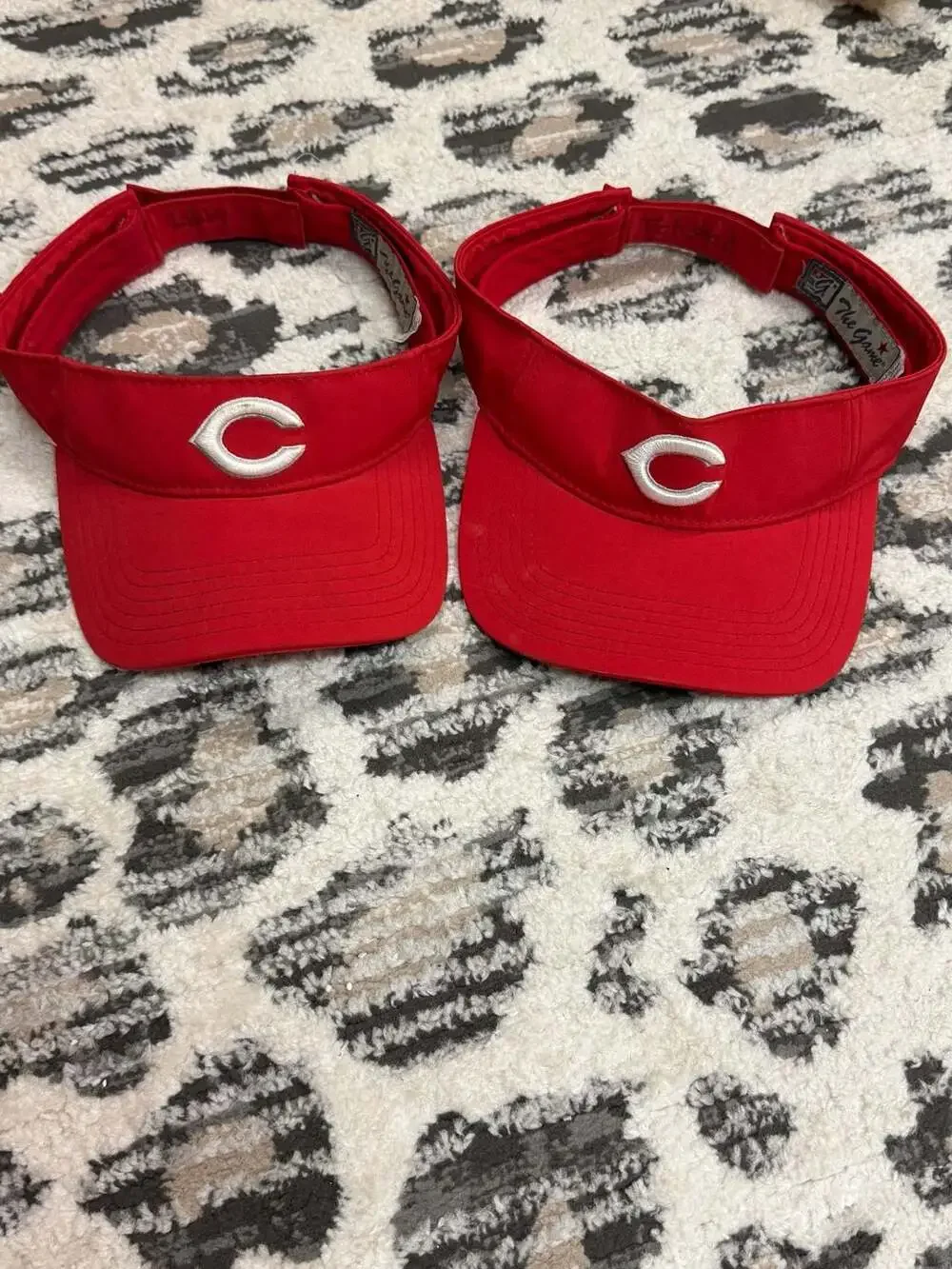 The Game Cincinnati Reds Adjustable Athletic Visor (Set of 2)